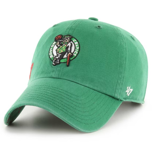 **NEW** BOSTON CELTICS WOMEN’S CONFETTI UNDER VISOR ADJUSTABLE CAP BY ‘47 BRAND - Picture 3 of 4